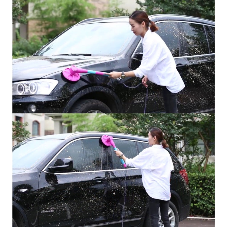 13L DC 12V Electric Scrub Synchronous Rotation Portable High Pressure Car Wash Car Home Electric Car Washer with 19cm Brush