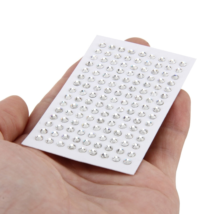 135 PCS / Set Crystal Decorative Stickers Car Sticker Strass 3mm in Strass Crystals DIY Decoration Decal Stickers Rhinestone Flatback Sticker Art Decorations Accessories