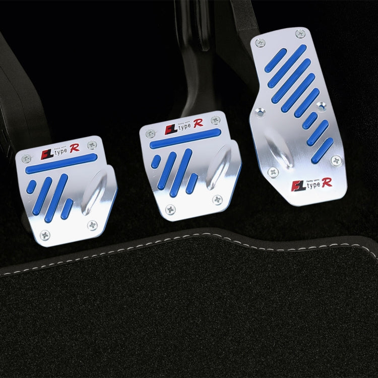 CS-321 3 in 1 Non-Slip Manual Car Truck Pedals Foot Brake Pad Cover Set