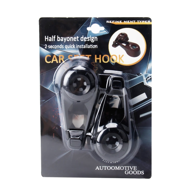 2 PCS Universal Car Seat Back Bag Hanger Holder Auto Headrest Luggage Hook