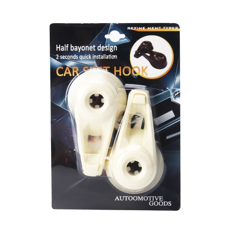 2 PCS Universal Car Seat Back Bag Hanger Holder Auto Headrest Luggage Hook