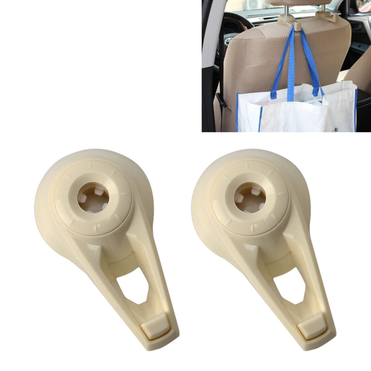 2 PCS Universal Car Seat Back Bag Hanger Holder Auto Headrest Luggage Hook