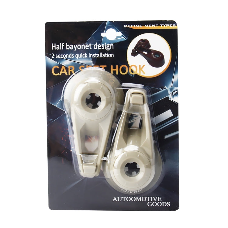 2 PCS Universal Car Seat Back Bag Hanger Holder Auto Headrest Luggage Hook