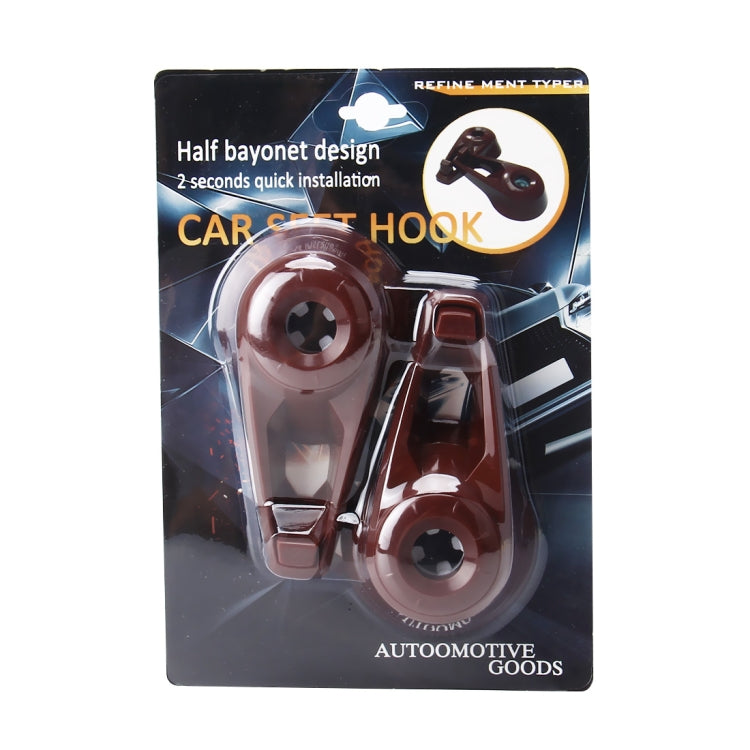 2 PCS Universal Car Seat Back Bag Hanger Holder Auto Headrest Luggage Hook