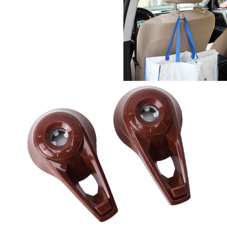 2 PCS Universal Car Seat Back Bag Hanger Holder Auto Headrest Luggage Hook