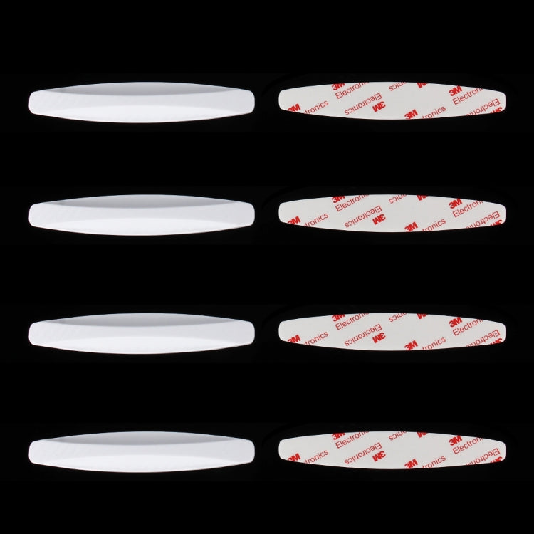 4 PCS Universal Car Door Anti-collision PVC Strip Protection Guards Trims Stickers
