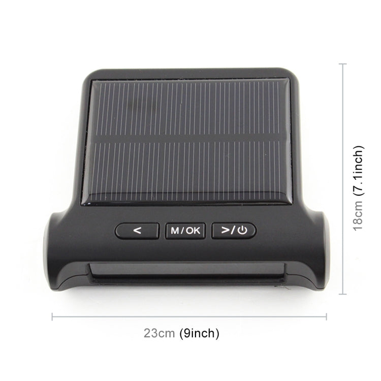 PZ802-E Solar Powered Video TPMS External Tire Pressure Monitor with LCD Color Display Screen