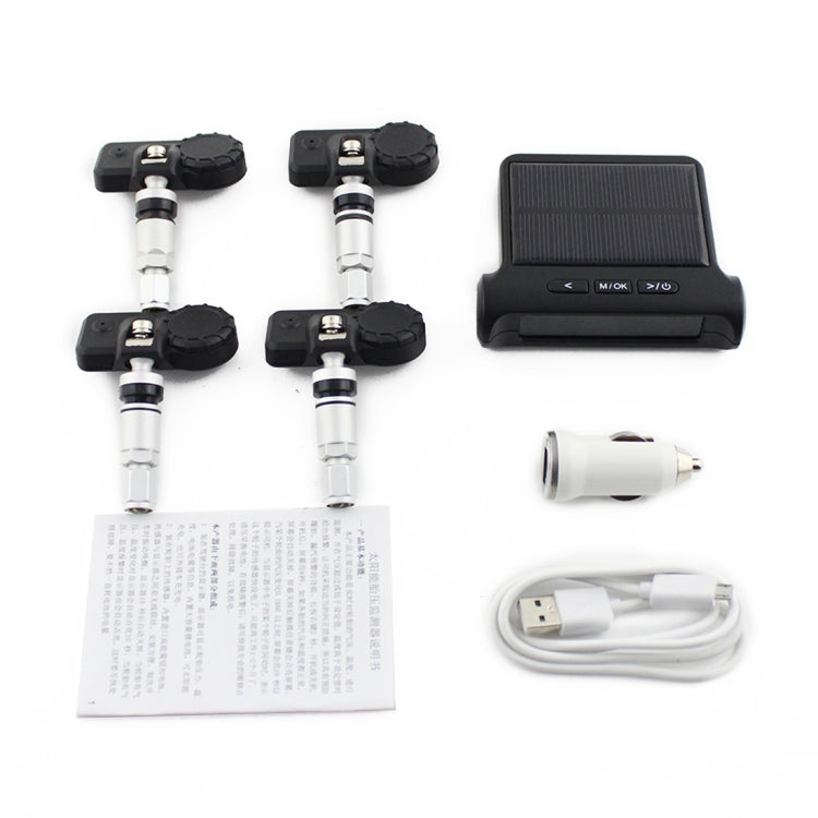 PZ802-I Solar Powered Video TPMS Internal Tire Pressure Monitor with LCD Color Display Screen