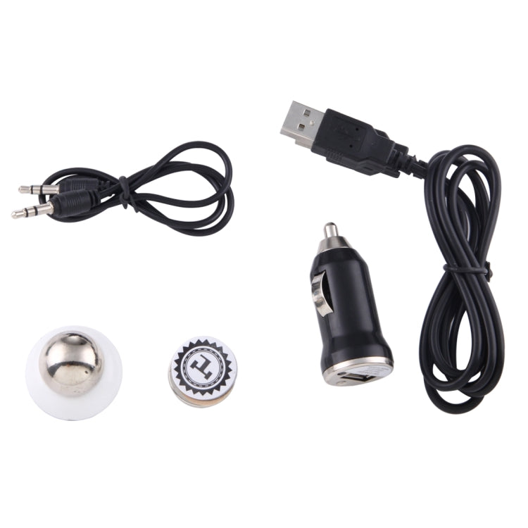 Fighter Shape Multifunctional Car Bluetooth FM Transmitter with Magnet Holder & Car Charger Set, Support Hands-free Call & TF Card / AUX / U Disk Music Play & Double USB Smartphones Charging Function