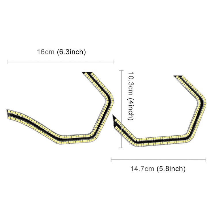 4 PCS 3W 6000K 180LM DC 12V Car Super Bright White Angel Eye Halo Ring Light Lamp for BMW 2/3/4/5 Series F30,F32(335i), F82/F80(M3/M4),M5/E90/E92