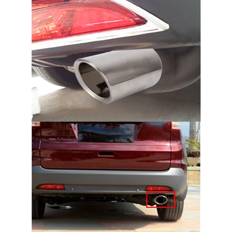Car Styling Stainless Steel Exhaust Tail Muffler Tip Pipe for VW Volkswagen 1.2T Swept Volume