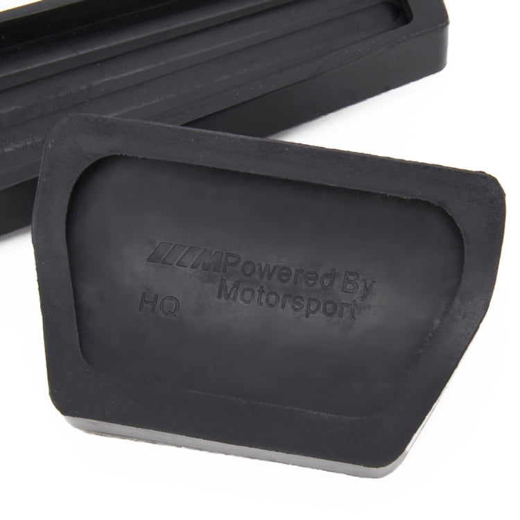 2 in 1 Non-Slip Carbon Fiber Manual Car Truck Foot Pedals Brake Gas Fuel Pad Cover Kit for BMW