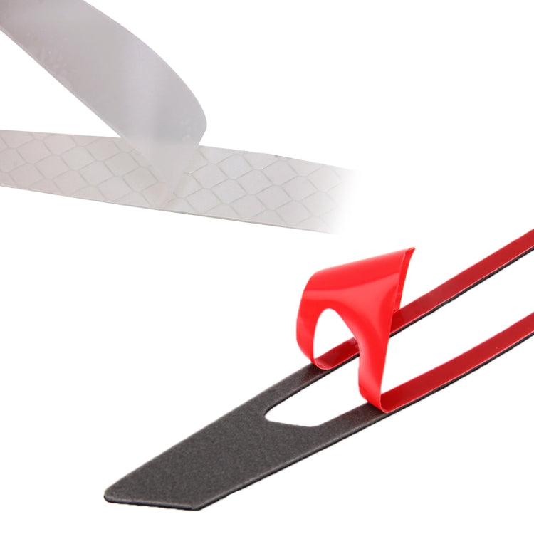 4 PCS Carbon Fiber Car Auto Side Door Edge Guard Protection Trims Reflective Stickers