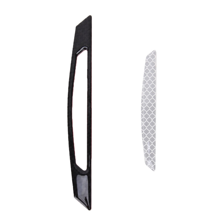 4 PCS Carbon Fiber Car Auto Side Door Edge Guard Protection Trims Reflective Stickers