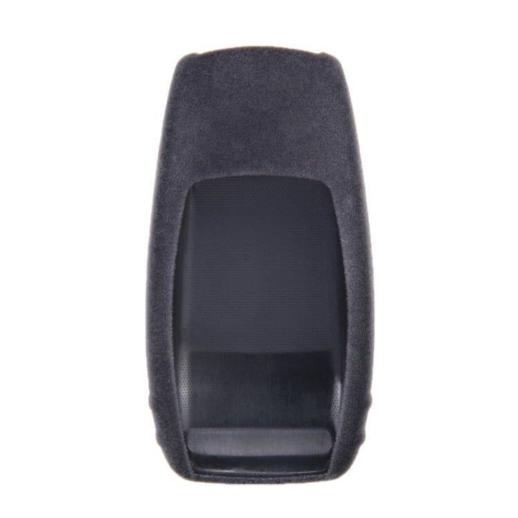 Car Remote Key Holder Flannel TPU Protective Case for Mercedes-Benz 2016 and Above E Series(Gray)