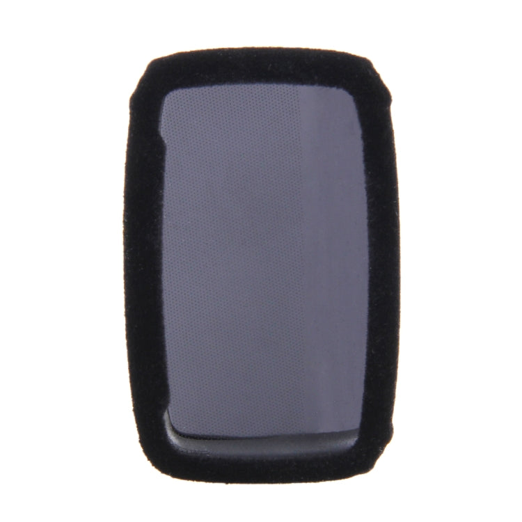 Car Remote Key Holder Flannel TPU Protective Case for Landrover Discovery, Jaguar, Freelander 2, Evoque(Black)