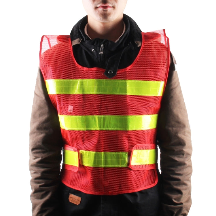 Reflective Fluorescent Vest Safty Cloth Driving School Construction Traffic Safty Warning Working Cloth