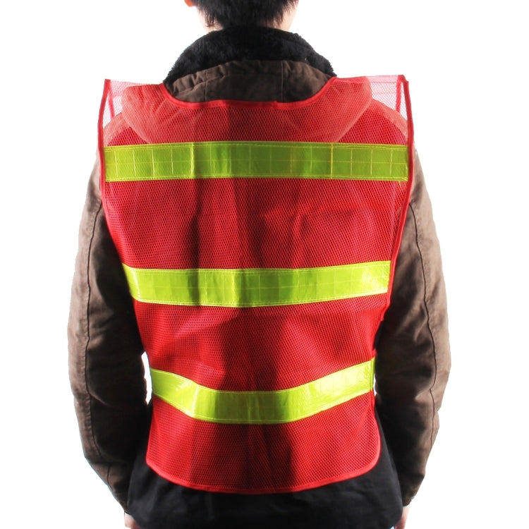 Reflective Fluorescent Vest Safty Cloth Driving School Construction Traffic Safty Warning Working Cloth