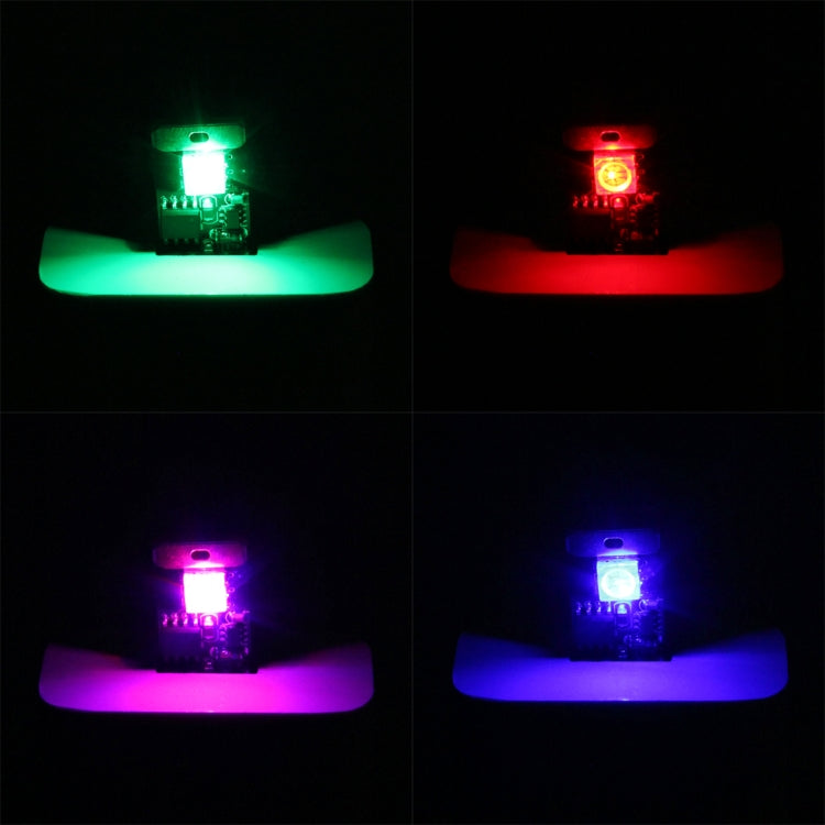 Car Styling USB LED Colorful Acoustic Atmosphere Light Touch Change Color Adjusting Mood Lamp