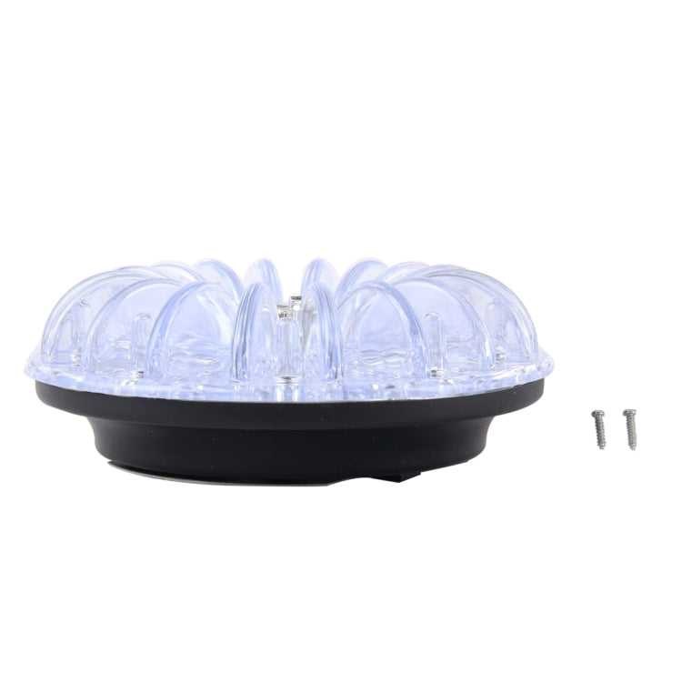5W 300LM 9LEDs Red Light + Blue Light + White Light + Green Light Adjustable Light Car Dome Light, DC 12V