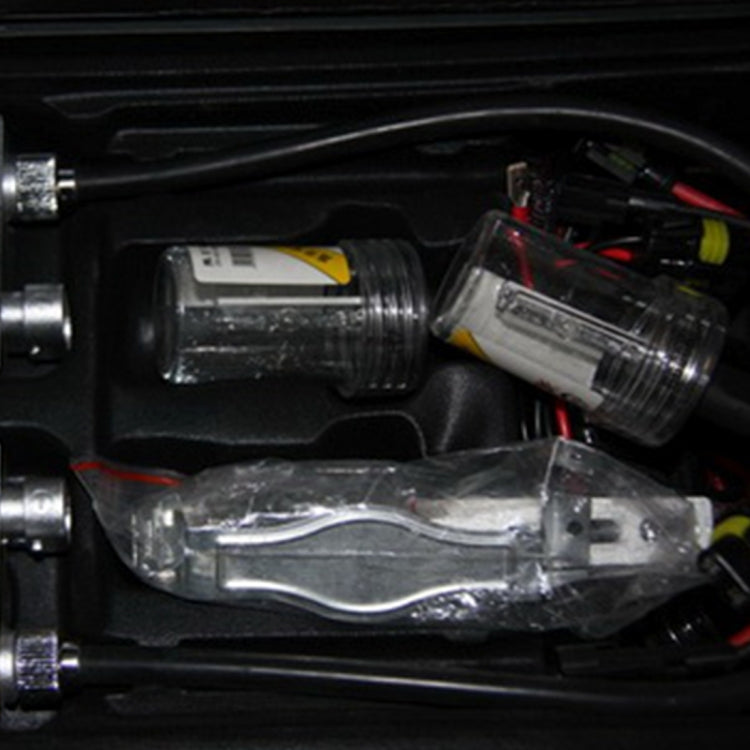 2PCS DC12V 35W H3 2800 LM HID Xenon Light Single Beam Super Vision Waterproof Head Lamp, Color Temperature: 4300K(White Light)