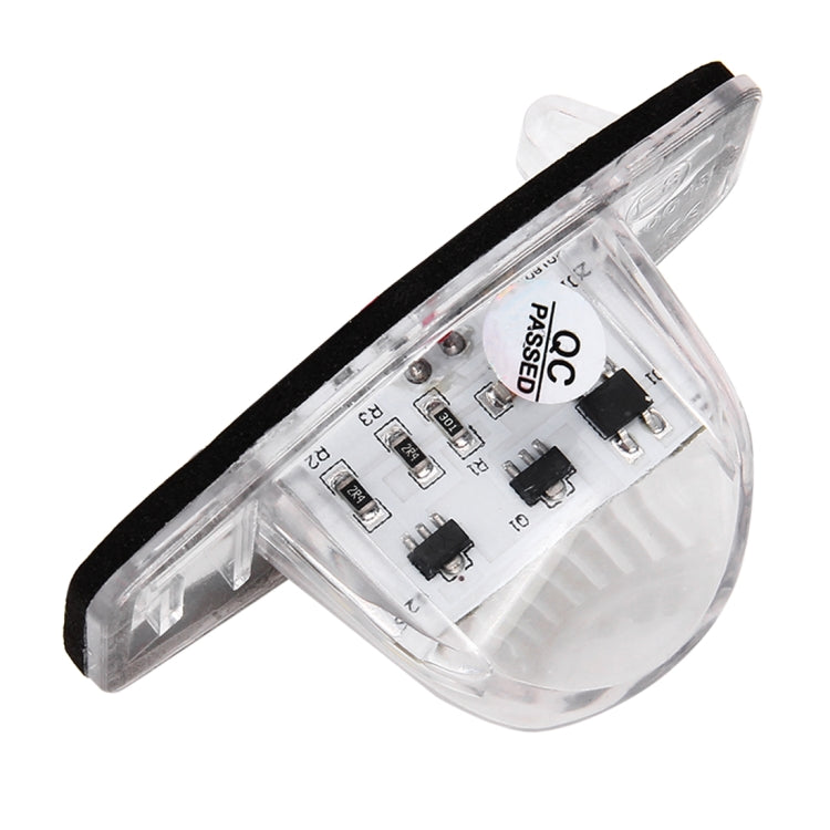 2 PCS DC 12V 2W 120LM 6000K LED License Plate Light 18-SMD 3528 Bulbs Lamps for Honda JAZZ(FIT) 02-17, Odyssay 08-17, Stream 01-05, CR-V 07-17