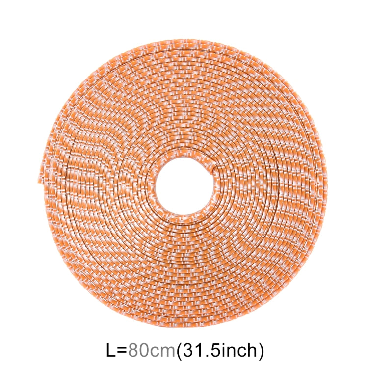 8m Universal DIY Carbon Fiber Rubber Auto Car Door Edge Seal Scratch Protector Decorative Strip