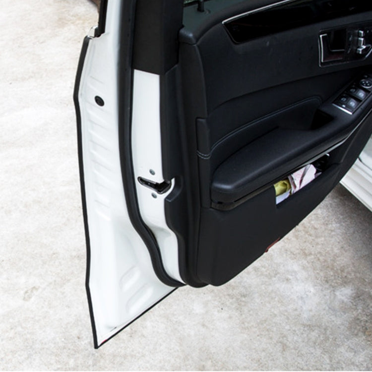 8m Universal DIY Carbon Fiber Rubber Auto Car Door Edge Seal Scratch Protector Decorative Strip