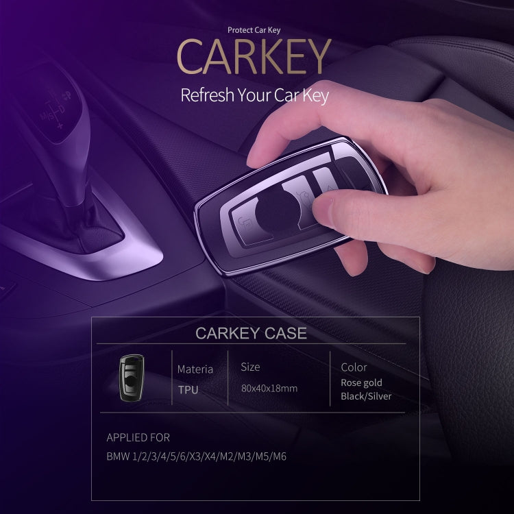 DUX DUCIS Quality TPU Electroplating Tech Applied for BMW Key Sets The 1/2/3/4/5/6/X3/X4/M2/M3/M5/M6 Key Shell