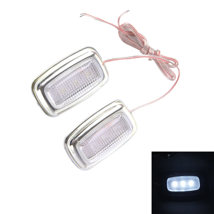 2PCS AC-173 1.5W 100LM 5000K 6 LEDs Canbus Car Clearance Lights Lamp, DC 12V, Wire Length: 45cm(White Light)
