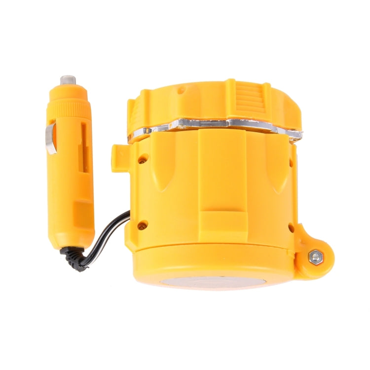 CARFU AC-303 DC 12V 10W High Glass Magnetic Iron Type Work Light (Warm White Light)