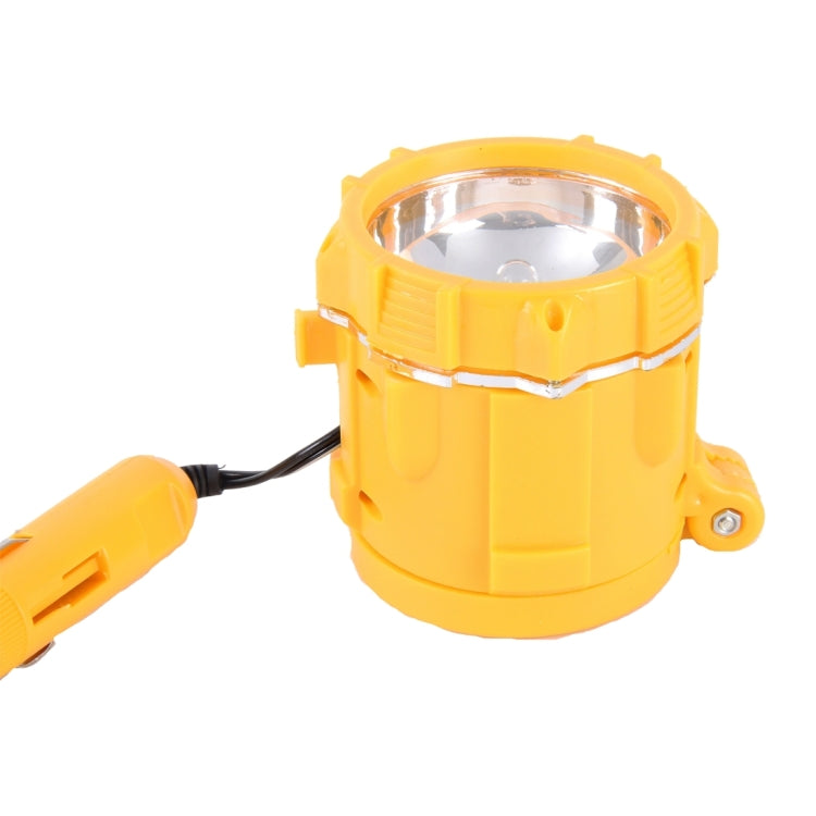 CARFU AC-303 DC 12V 10W High Glass Magnetic Iron Type Work Light (Warm White Light)