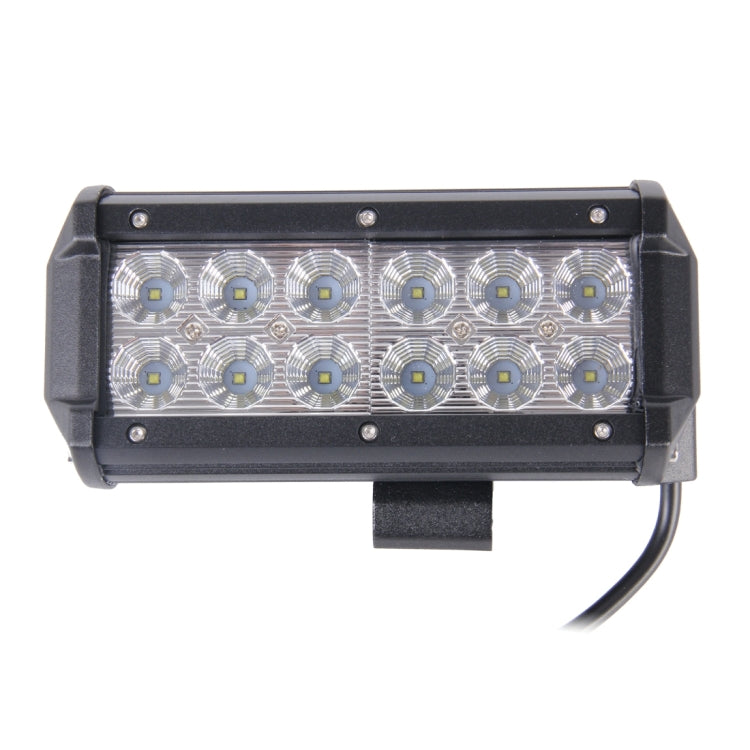 DC 10-30V 36W 3000LM 6500K Waterproof Vehicle Car Boat Marine External Work Lights Emergency Lights 60 Degrees Adjustable Flood Light LED Car Bulbs with 12 Intense CREE LED Lights(White Light)