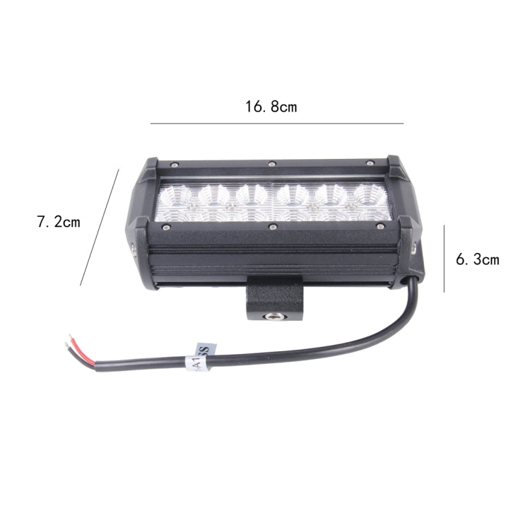 DC 10-30V 36W 3000LM 6500K Waterproof Vehicle Car Boat Marine External Work Lights Emergency Lights 60 Degrees Adjustable Flood Light LED Car Bulbs with 12 Intense CREE LED Lights(White Light)