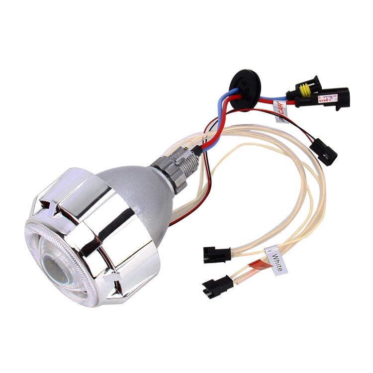 IPHCAR M803 H1 2.5 inch 12V Bi-Xenon Projector Lens Headlight with Exquisite Angle Eyes Decoration for Left Driving