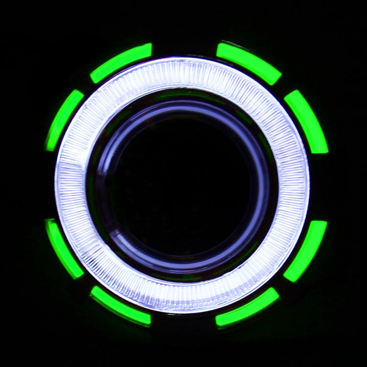 IPHCAR M803 H1 2.5 inch 12V Bi-Xenon Projector Lens Headlight with Exquisite Angle Eyes Decoration for Left Driving