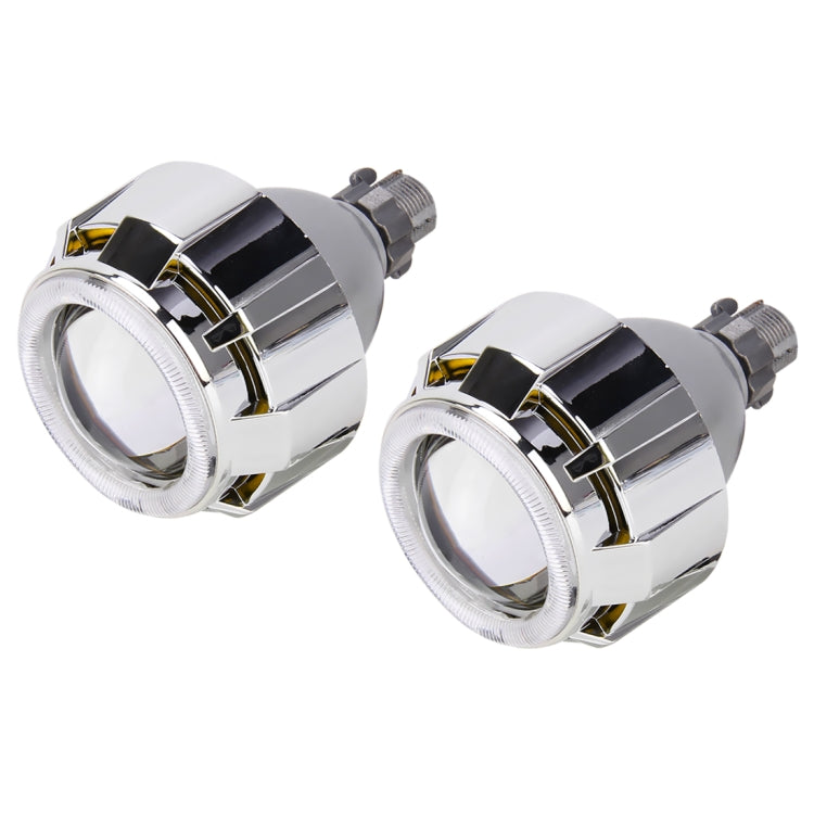 IPHCAR M803 H1 2.5 inch 12V Bi-Xenon Projector Lens Headlight with Exquisite Angle Eyes Decoration for Left Driving