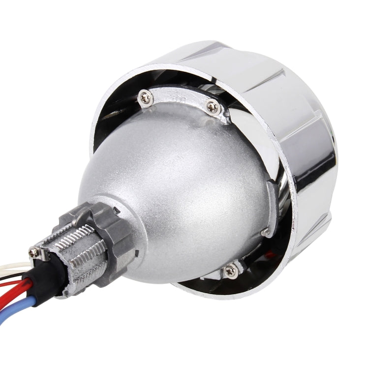 IPHCAR 2.5 inch 12V Bi-Xenon Projector Lens Headlight with Exquisite Angle Eyes Decoration for Right Driving