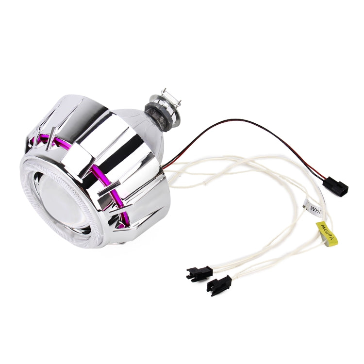 IPHCAR G262 H1 3.0 inch 12V Bi-Xenon Projector Lens Headlight with Exquisite Angle Eyes Decoration for Left Driving