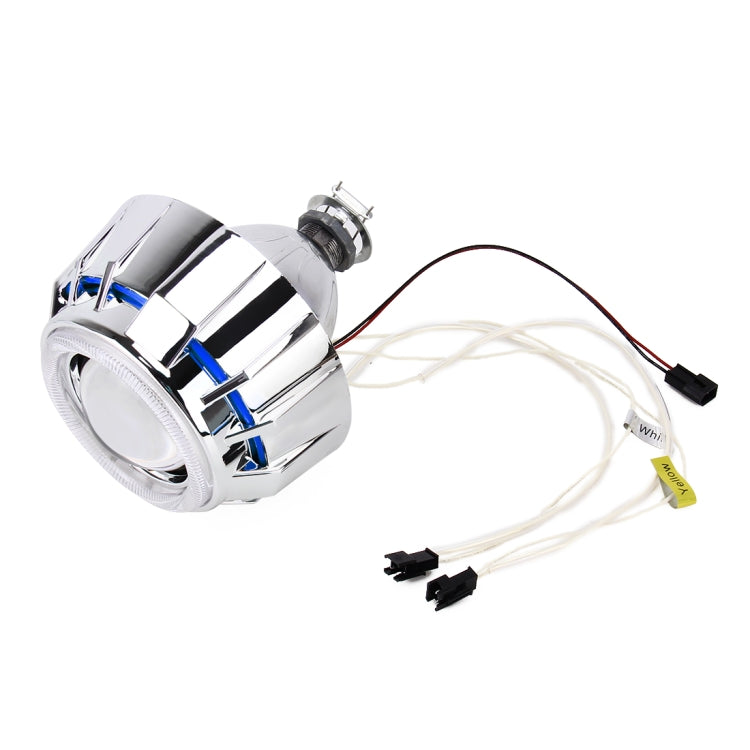 IPHCAR G262 H1 3.0 inch 12V Bi-Xenon Projector Lens Headlight with Exquisite Angle Eyes Decoration for Left Driving