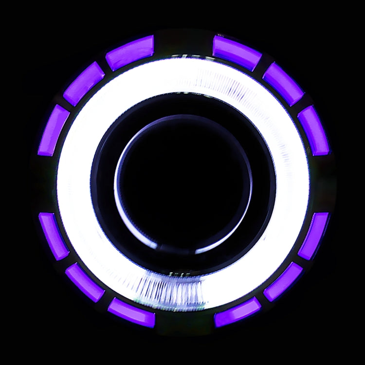 IPHCAR G262 H1 3.0 inch 12V Bi-Xenon Projector Lens Headlight with Exquisite Angle Eyes Decoration for Left Driving