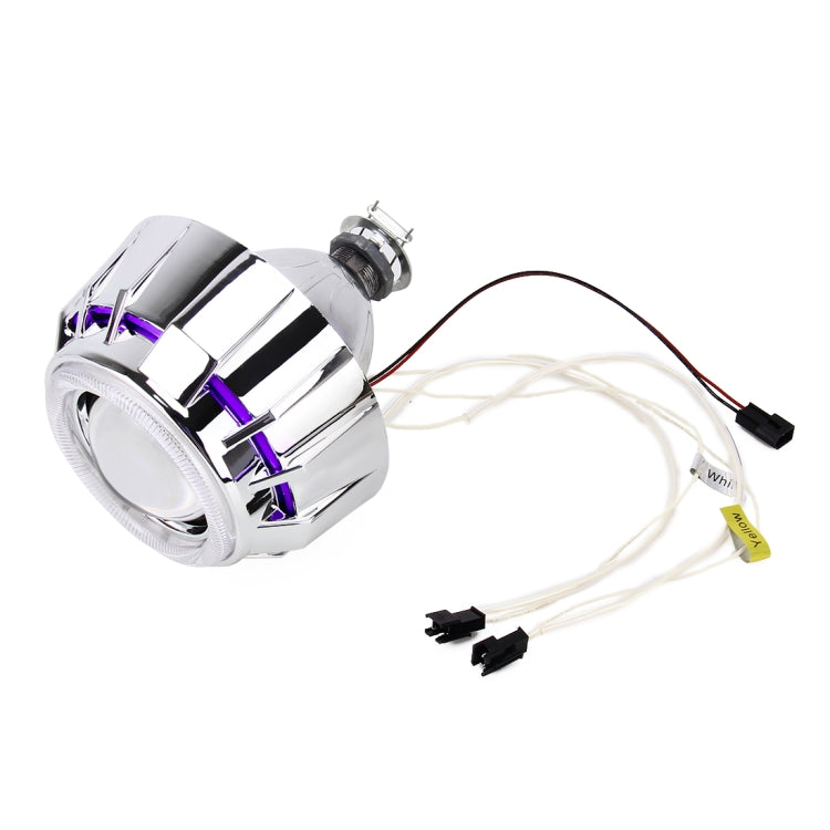 IPHCAR G262 H1 3.0 inch 12V Bi-Xenon Projector Lens Headlight with Exquisite Angle Eyes Decoration for Left Driving