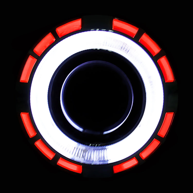 IPHCAR G262 H1 3.0 inch 12V Bi-Xenon Projector Lens Headlight with Exquisite Angle Eyes Decoration for Left Driving