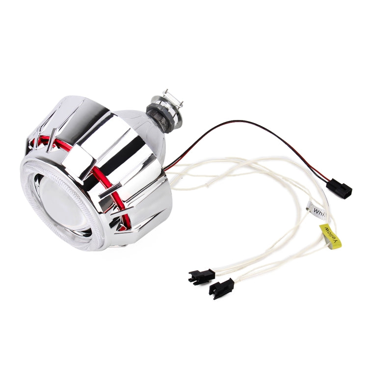 IPHCAR G262 H1 3.0 inch 12V Bi-Xenon Projector Lens Headlight with Exquisite Angle Eyes Decoration for Left Driving