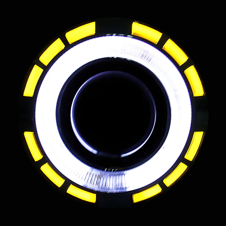 IPHCAR G262 H1 3.0 inch 12V Bi-Xenon Projector Lens Headlight with Exquisite Angle Eyes Decoration for Left Driving