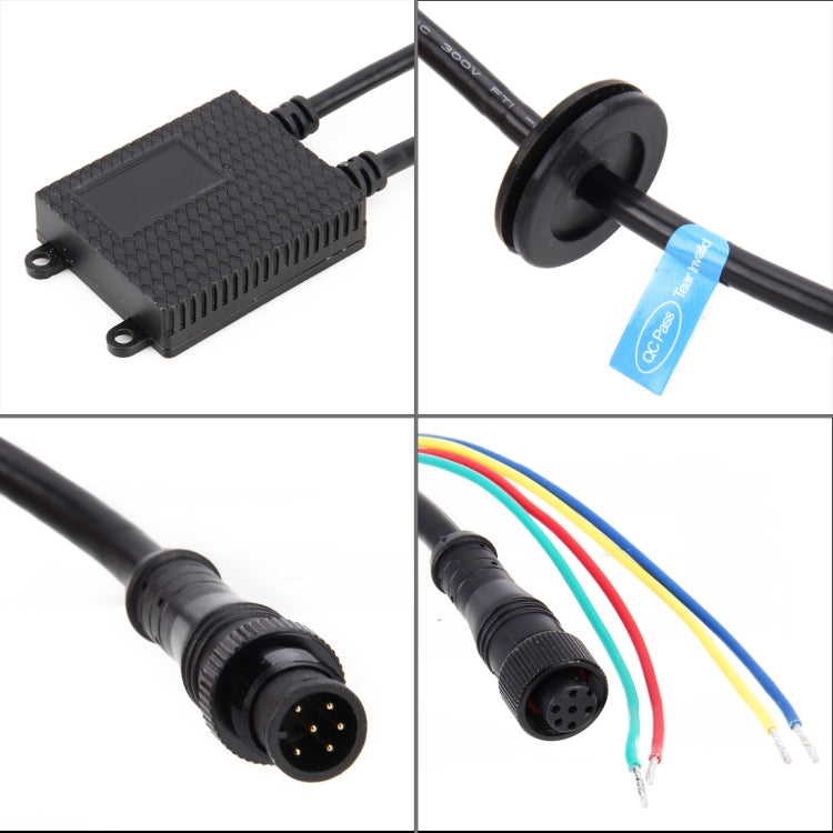 IPHCAR i2 2.8 inch DC12V 35W 6000K 4000LM LED Headlight Lamp with 3 High Power Lamp Beads for Left Driving (White Light)