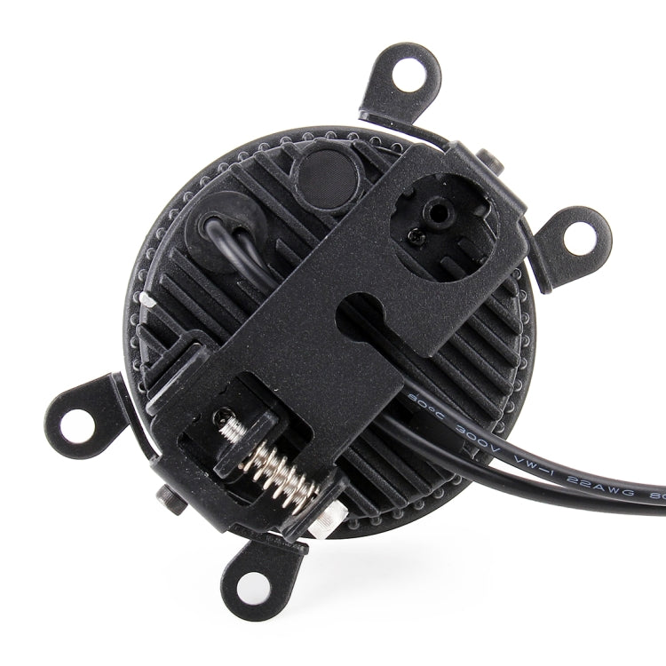 IPHCAR M702 2 PCS 3 in 1 Fog Light + Daytime Running Light + White Light Angel Eyes (White + Yellow Light)