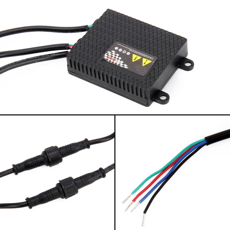 IPHCAR M702 2 PCS 3 in 1 Fog Light + Daytime Running Light + White Light Angel Eyes (White + Yellow Light)