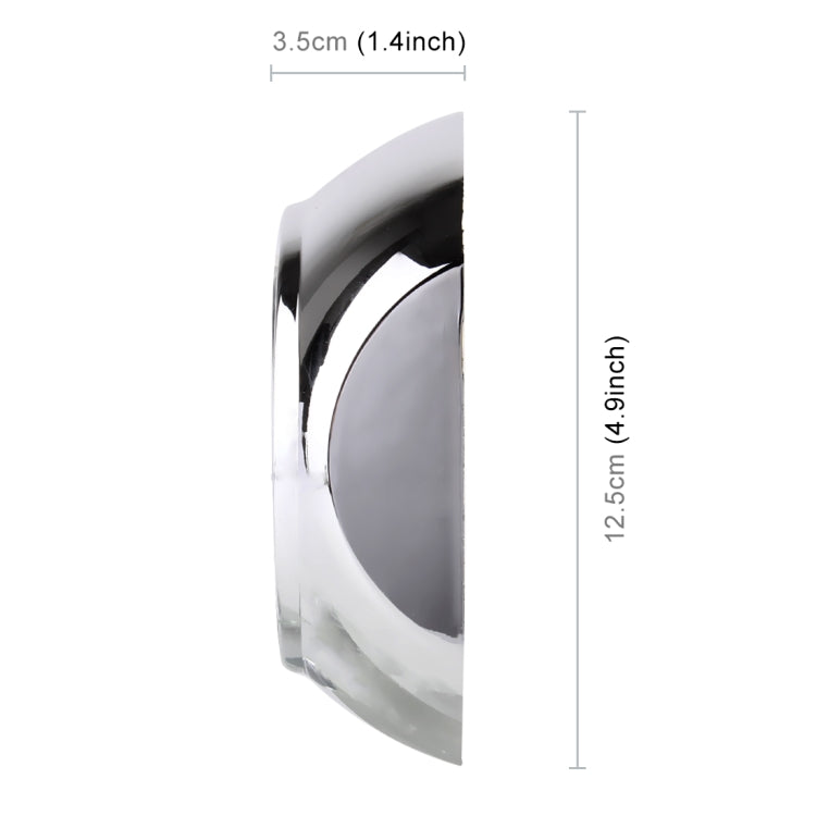 IPHCAR Z114 2 PCS 3.0 inch Universal Car LED Headlight Shading Cover Decorative Cover, Inside Diameter: 86mm; Outside Diameter: 125mm