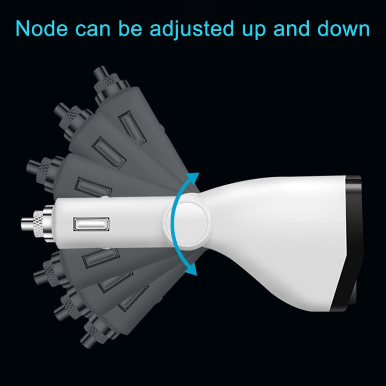 ACCNIC 2 Multi-functional Cigarette Socket Lighter Splitter with 2 USB Ports 3.2A Phone Car Charger